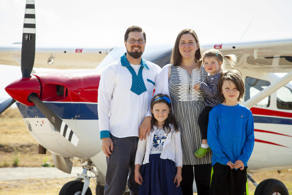 Pilot family serving Lesotho Africa through MAF charity